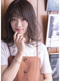 ミディアム/小顔/髪質改善/20代/30代/40代/50代/新宿/ベージュ
