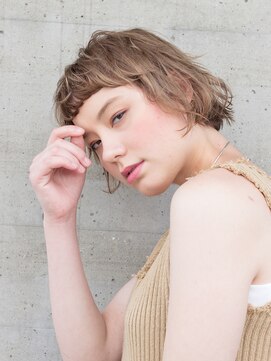 メイクス 表参道(MAKE'S omotesando) 【MAKE'S 表参道 江畠】ショートバング×グレージュボブ３