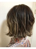 切りっぱなしボブ