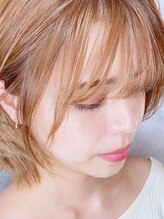 顔まわりのデザインは小顔効果を狙います☆