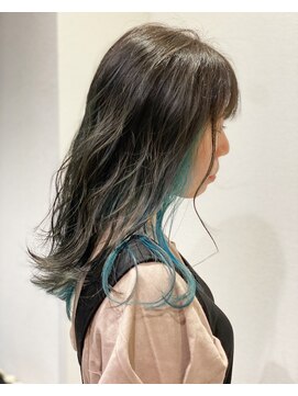 アッシュ 菊名店(Ash) ★インナーターコイズ×波ウェーブ★