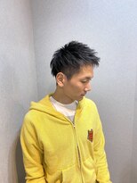 ウェッジ プレミアムヘアーサロン(WEDGE)&nbsp;黒髪 × モテ髪ツーブロックショート