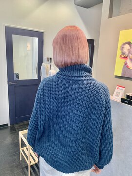 アルコイリスバイドールヘアー(ARCOIRIS by Dollhair) ショートマッシュ暖色系カラーぱっつんボブミニボブ髪質改善大阪