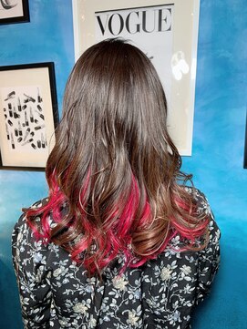 アスイン(asuin) インナーカラーピンク