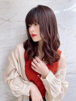 オーロ 緑地公園店(ORO)&nbsp;セミウェットウェーブで小顔見せ