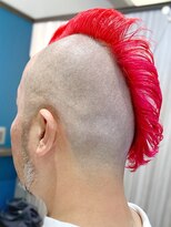 HAIR SHOP ゴウ六&nbsp;モヒカン＊ブリーチ＊ピンク＊レッド
