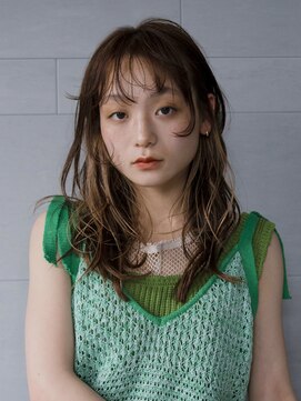 アイティーバイアルバム 松戸店(IT by ALBUM) ベージュインナーレイヤーカット_ホワイトグレージュ_9265