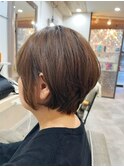 【小顔効果あり◎】すっきりひし形ショート
