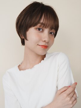 マノ 千歳烏山(MaNO) 〈m22〉大人ショートハイライト髪質改善キッズカット前髪30代37