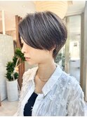 前髪なしショート/ショートヘア/ハンサムショート/30代40代50代