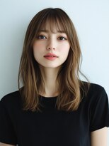 シュシュ 宜野湾店(chou chou)&nbsp;デザインカラー/レイヤーカット/ウェットヘア/オリーブベージュ