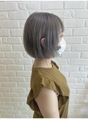 グレージュカラー　透明感グレージュ アッシュグレージュ