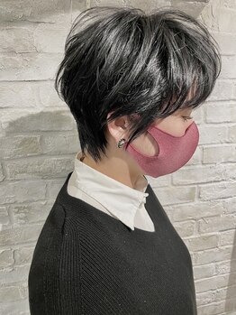 シェノン(chainon)の写真/楽々スタイリングで、お家でもサロン帰りの仕上がりに♪再現性のある美しいフォルムのショートヘアーに