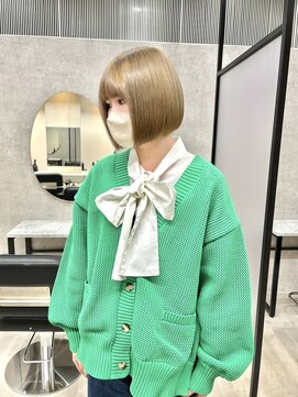 プレイスアワセ(place awase) 髪質改善/ブリーチ/ボブ/ダブルカラー/ハイライト/ショート