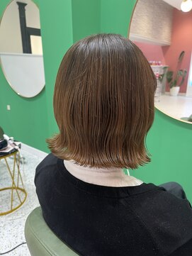 モア 岡崎(more) 【白髪染めで明るめベージュ】白髪ぼかし/more岡崎店大山