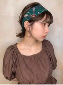 ミルクブラウン/ダークパープル/ナチュラルショート/夏/上尾