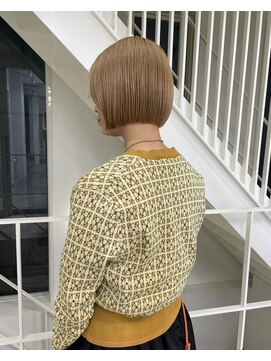 コレクティブワーク 表参道 渋谷(COLLECTIVE WORK) ハイトーン髪質改善ボブ顔まわりレイヤー20代30代40代[表参道]