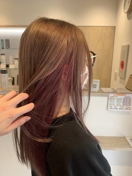 アズールサン 草加西口店(azule-sun) ツートンカラー,ピンクベージュ,ピンクカラー【草加】