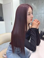 ロンドメリア 天神大名店(Lond Melia) イメチェンヘアスタイル美髪のススメワイドバングブルーブラック