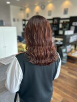 ヘアーワークス ボナ(HAIR WORKS bona.) 血色感×透明感で魅せる春夏カラー/コーラルベージュ