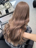 ペレ アネックス 大阪梅田茶屋町店(PELE ANNEX)&nbsp;くびれヘア/アプリコットオレンジ/ハイライトカラー/梅田