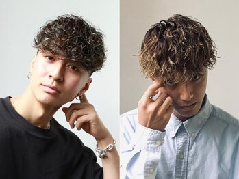 グルーマーズトウキョウ(GROOMER/S TOKYO)の写真/GROOMER/S独自の《スペインカール×骨格矯正フェード》シルエットに拘ったカール&フェードが定評◎[神保町]