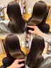 【山口＊限定】髪質改善ストレート「髪ドラ」+カット ￥20900