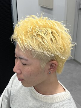 メンズ サロン ドット トウキョウ 町田店(men's salon dot. tokyo) ブリーチ2回抜きっぱスパイキー