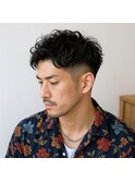 ツーブロックニュアンスパーマ　20代 30代 40代 50代 60代　学割