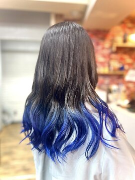 イエローコーン 横浜店(YELLOW CORN) ブルーグラ【ダブルカラー/グラデーションカラー】