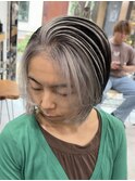 筋感レイヤーカット/白髪活かし