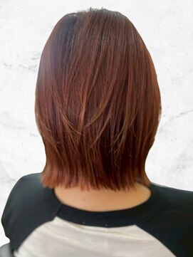 ヴァンカウンシル 一宮店(VAN COUNCIL) 秋カラー◎シンプルなのに垢抜ける、切りっぱなしボブ