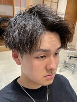 ビューブルー 亀戸錦糸町(VIEW BLUE) 縦落ちツイストスパイラル/シャドウパーマ/メンズ2wayマッシュ