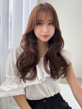 ソヨン 栄店(SOYON) 似合わせカット/ミディアムレイヤーカット/大人ガーリー/くせ毛