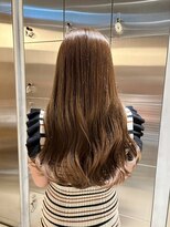 オーガニック リブ 川越(organic+live) 20代30代◎ブラウンベージュロング×顔周りレイヤーで小顔