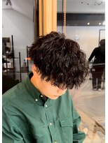 エッジ(EDGE)&nbsp;大分メンズ刈り上げマッシュ波巻きスパイラルパーマ