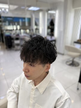 クオリス 赤塚店(QUALIS) 春◎王道パーマ×束感ショート爽やかスタイリング