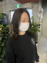 キャラハーフ 池袋東口店(KYARA HALF)&nbsp;レイヤー/ハッシュカット/オリーブカラー/グレージュカラー
