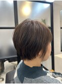 【加藤】骨格美人ショート☆オリーブカラー