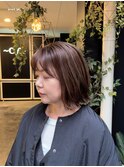 【翔】白髪ぼかし/レイヤー/ボブ/ミディアムボブ/40代/50代
