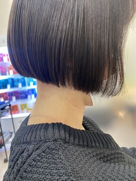 ファースト 長町店(first) 【イルミナカラー/ビーチ】イルミナで垢抜け◎ぱつっと美人ボブ