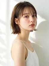 ミロアヴィタ 平尾(miroa vita)&nbsp;外ハネボブ 透明感カラー 髪質改善 20代  ショートボブ レイヤー