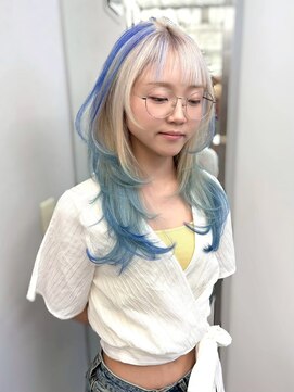 ロテサカエ(Lote.Sakae) 着物ヘア/大人ガーリー/ダークアッシュ/似合わせカット/栄