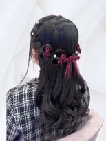 マカリィ 池袋店(Makalii) ダブルハートハーフアップ