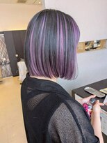 ヘアショップエヌアンドエー 久喜 栗橋店(hairshop N&A)&nbsp;ラベンダーパープルインナーカラー