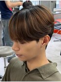 マッシュヘア/黒髪/メンズカット/men's/フェザーパーマ