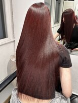 ボルド(Bordo) ブリーチなしボルドーカラー×酸性トリートメント!