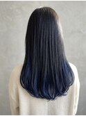 インナー ×ブルーカラー
