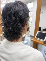 チームボス(Team BOSS) メンズパーマ ウルフスタイル
