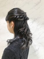 パティオン(PATIONN)&nbsp;結婚式ヘアアレンジ☆編み込みハーフアップアレンジ